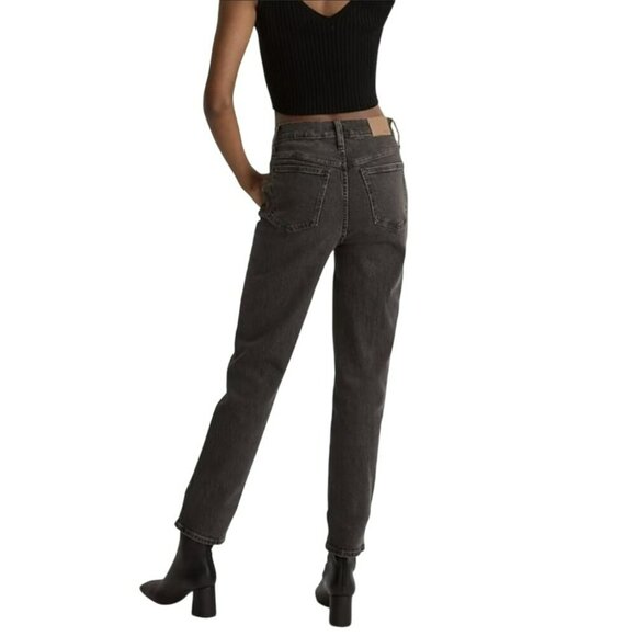 Madewell Perfect Vintage Jean Black Factory Faded Womans 26 - Picture 3 of 15